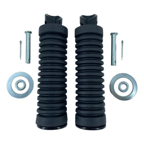 Par de Pedaleiras Traseiras Para Biz 100/125