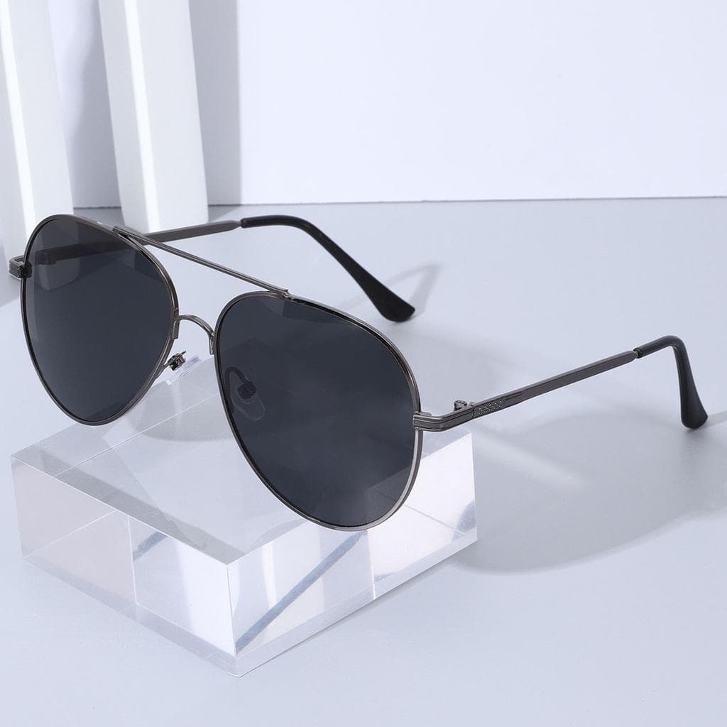 Óculos de Sol Aviador Masculino Piloto Avião Clássico Metal Proteção UV400 Oldstyle Retro