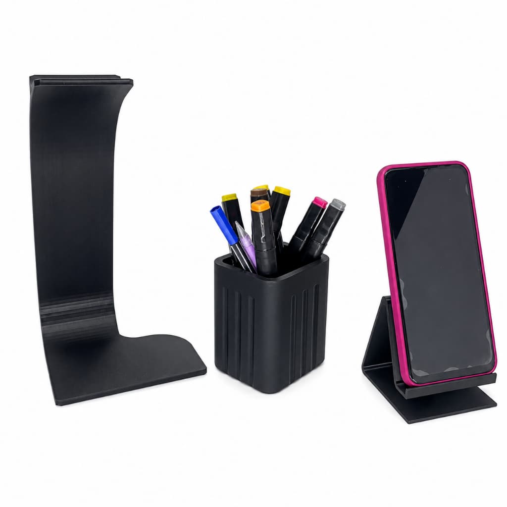 Kit Home Office Material Escritório Organizador De Mesa