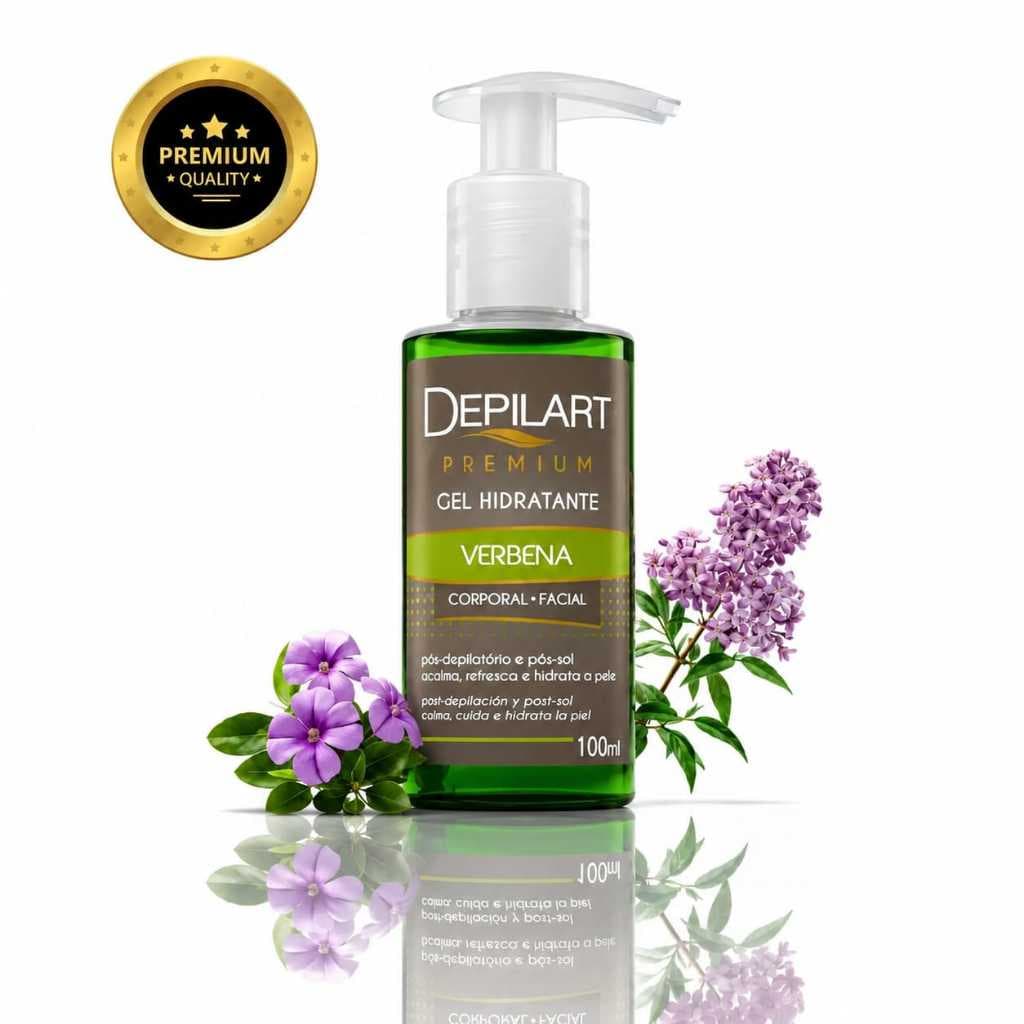 Gel Pós Depilação Depilart Premium Verbena 100ml Facial e Corporal