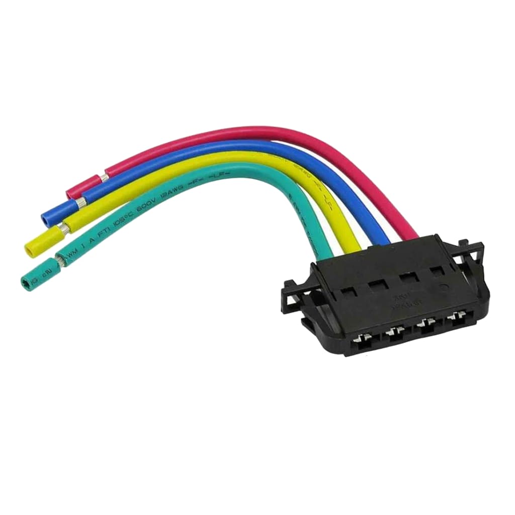 CHICOTE CONECTOR 4 VIAS FEMEA RESISTENCIA AC AUDI SEAT VW
