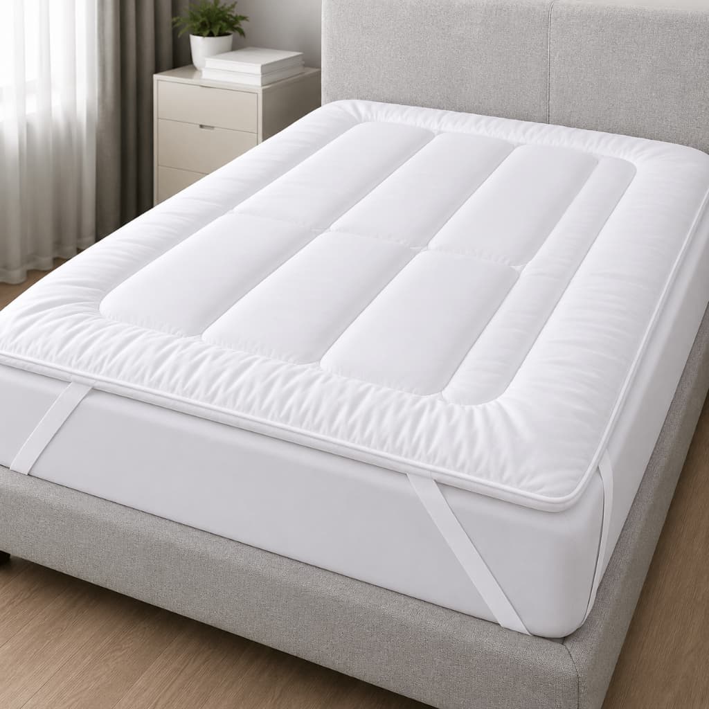 Pillow Top Luxo 400 Fios Matelado Para Colchão Solteiro, Casal, Queen e King