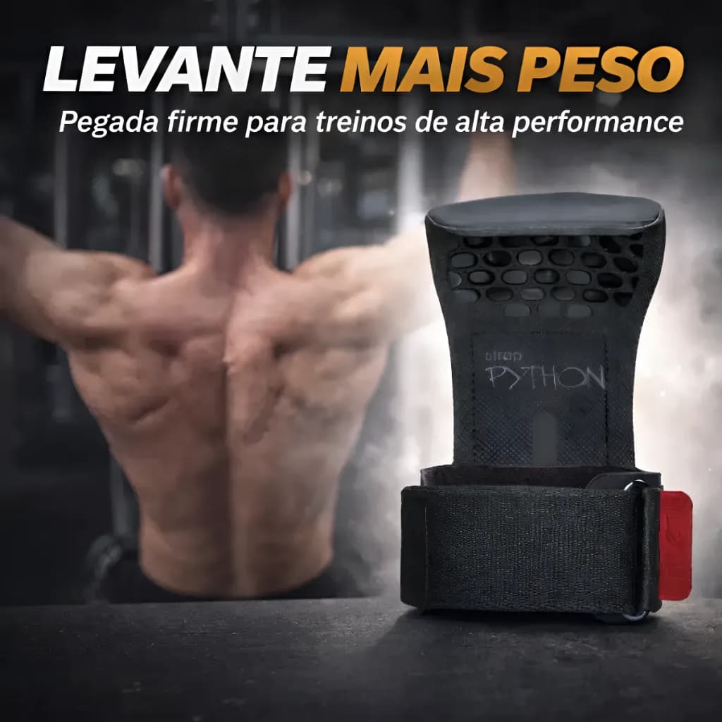 Strap Python MaxGrip Fiber Preto