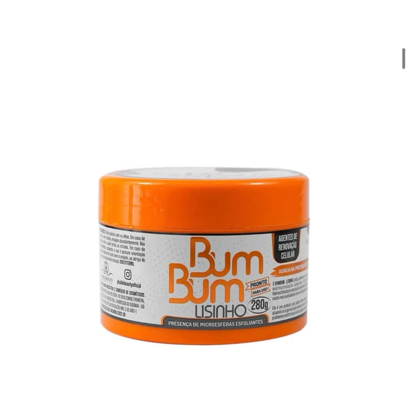 BumBum Lisinho – Máscara Esfoliante Hidratante para Glúteos 280g