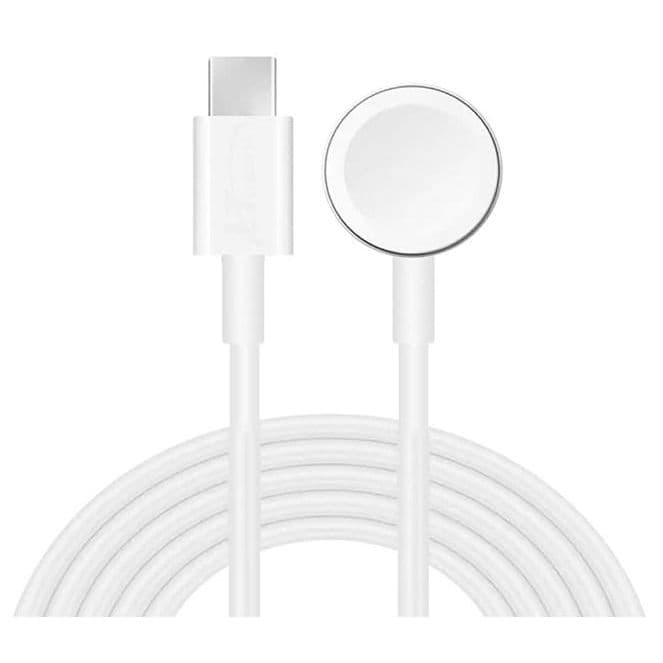 Carregador Magnético USB-C Compatível Com Watch Série 2/3/4/5/6/7/SE - Cabo 1 Metro Carregamento Rápido