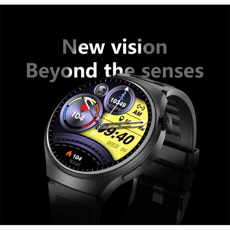 Smartwatch GT4 Pro Bluetooth Chamadas Tela HD 1.52 Monitor Cardíaco SpO2 Android iPhone