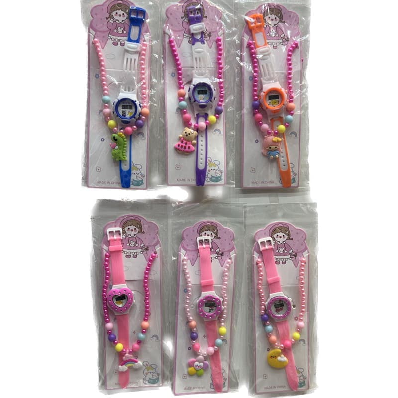 10 UNIDADES kit relógio e pulseira led para menino e menina