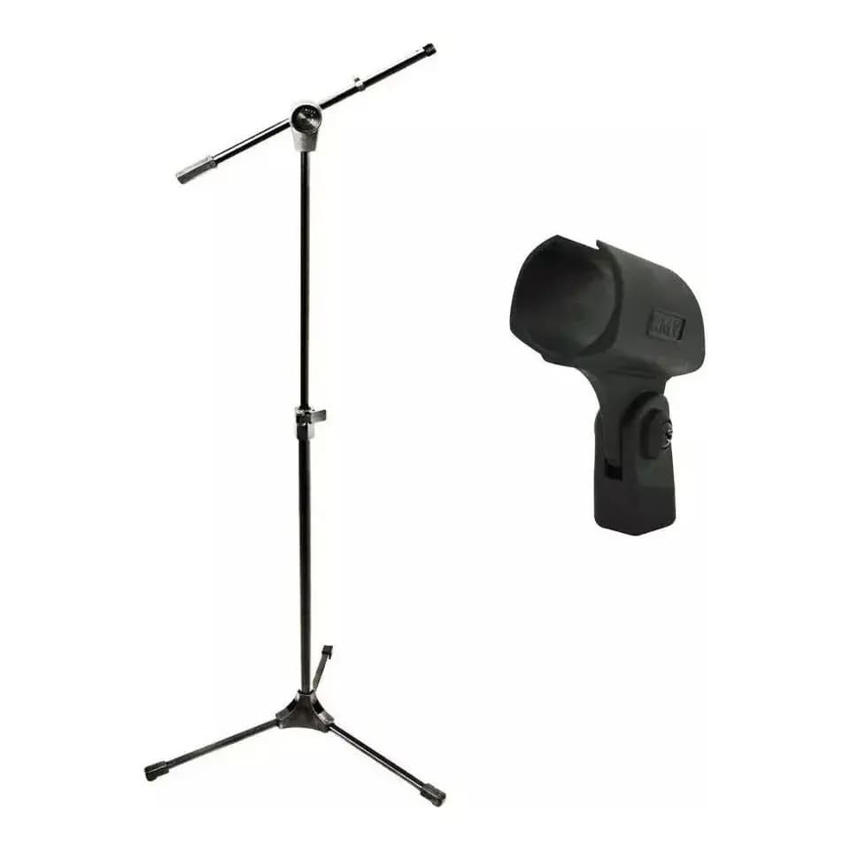 SUPORTE PEDESTAL P/ MICROFONE ESTANTE RMV PSSU0142 C/ CACHIMBO