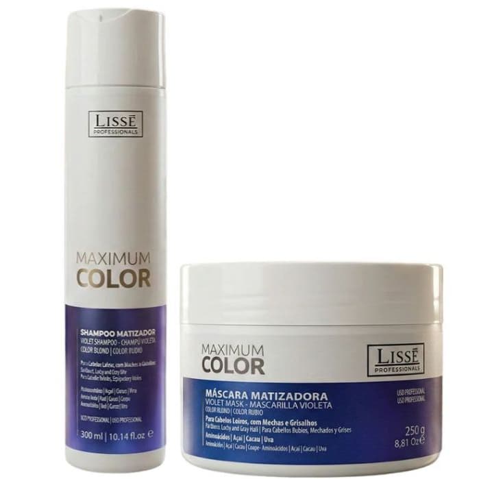 Lissé - Kit Matizador Maximum Color (Shampoo 300mL + Mascara 250g)