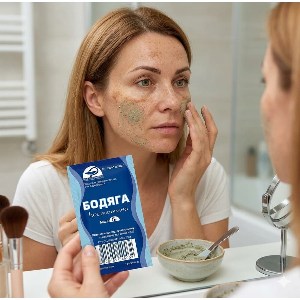 Badyaga  esfoliante facial e corporal 5g pó