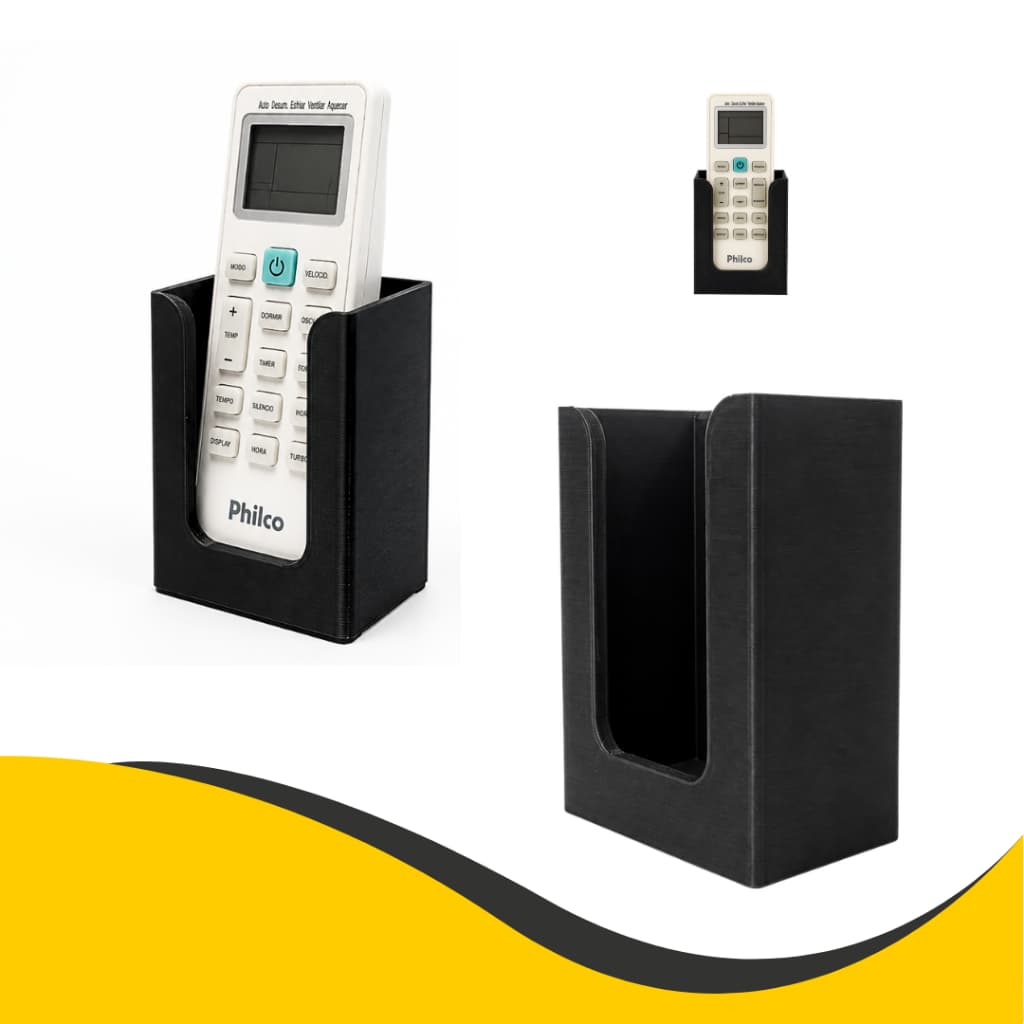 Suporte Porta Controle Remoto Parede Ar Condicionado Universal Organizador Casa