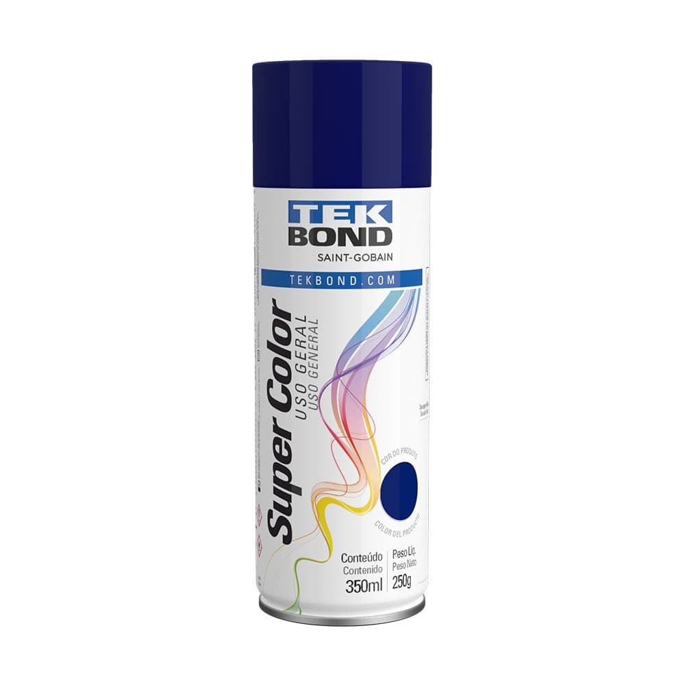 Tekspray Tinta Spray Azul Escuro Uso Geral 350ml Tekbond