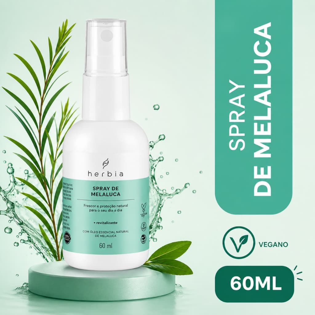 Spray Higienizador Desodorante Cristal Melaleuca 60ml Fragrância Sem fragrância