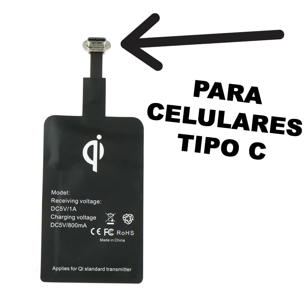 Adaptador Conversor Carregamento Sem Fio Wireless Indução Universal