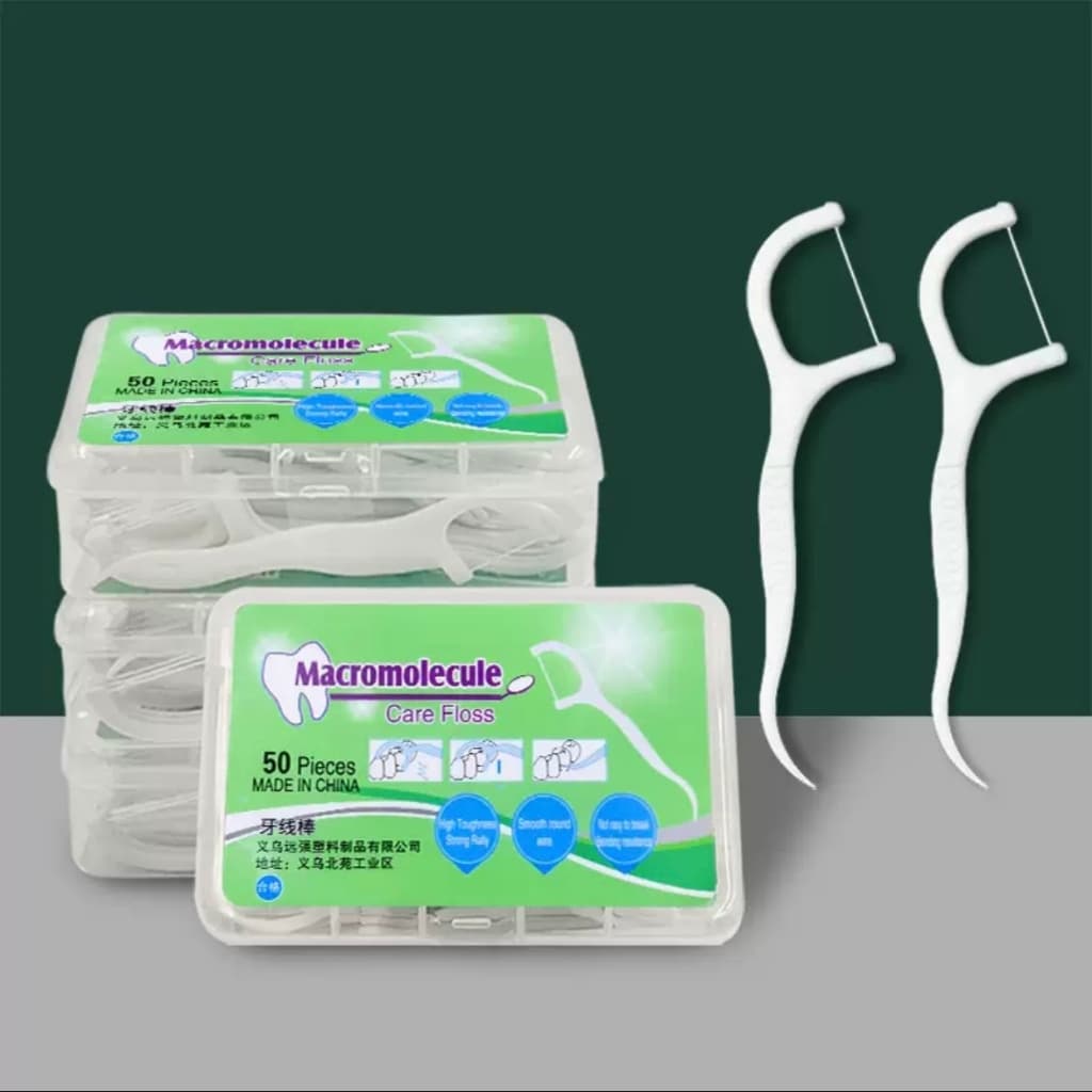 Fio Dental Ultra Fino com Haste para Aparelho 150 / 250 / 500 pcs