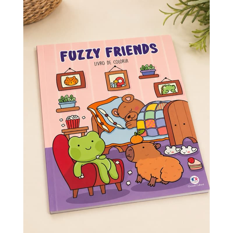 Livro de Colorir Fuzzy Friends – Diversão e Criatividade para Crianças