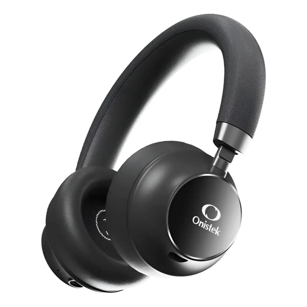 Fone de Ouvido Bluetooth 5.4 ANC Cancelamento de Ruído 30H Bateria Headphone Sem Fio Over Ear P2 Tipo-C Onistek ON-HF200