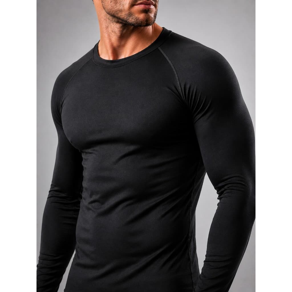 Camisa Uv Masculina Manga Longa Segunda Pele Blusa Térmica Masculino Camiseta Proteção