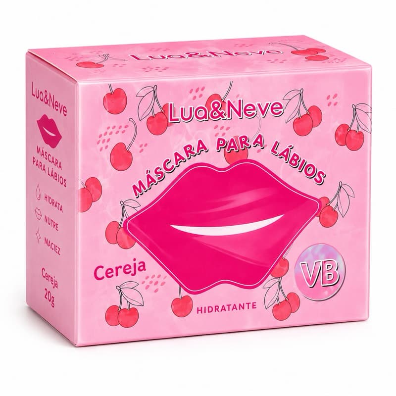 Máscara Labial LAIKOU 6g - Hidratação e Elasticidade com Flor de Cerejeira