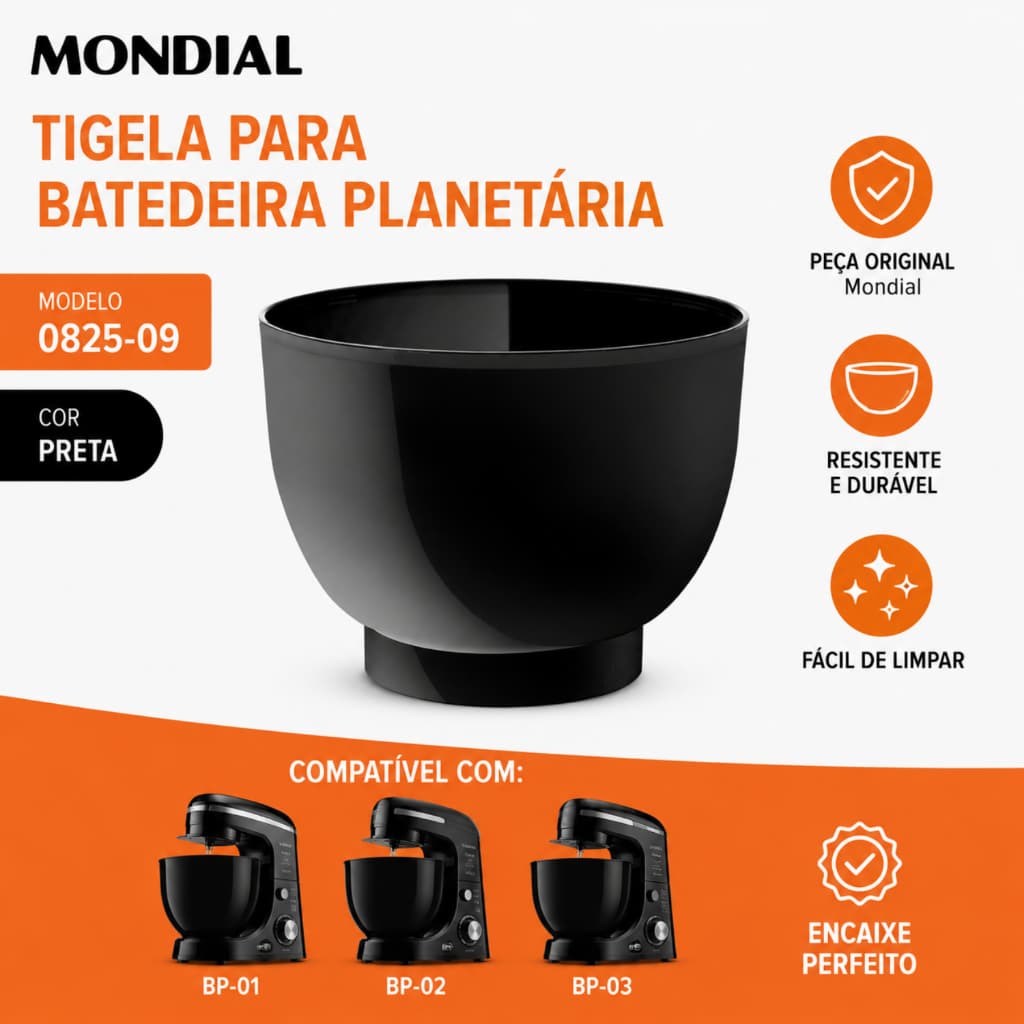 Tigela Mondial 0825-09 Resistente Original