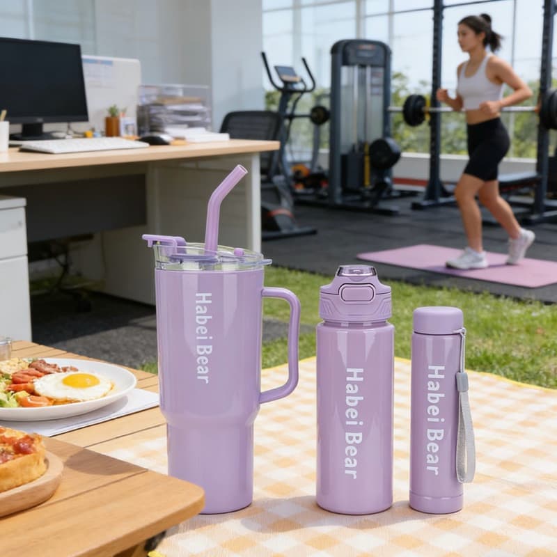 Kit 3 Garrafas Squeeze Motivacionais Garrafa Água Academia Com 1.2L e 800mle300ml(Adesivo grátis para garrafa de água)