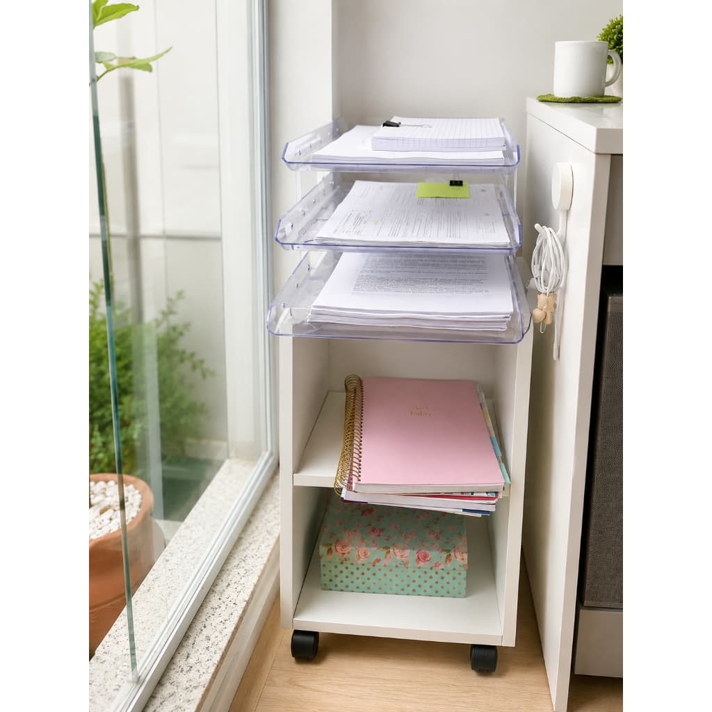 Mesa de Cabeceira / Aparador / Mesa de Apoio C/ Rodizios - Compmovel