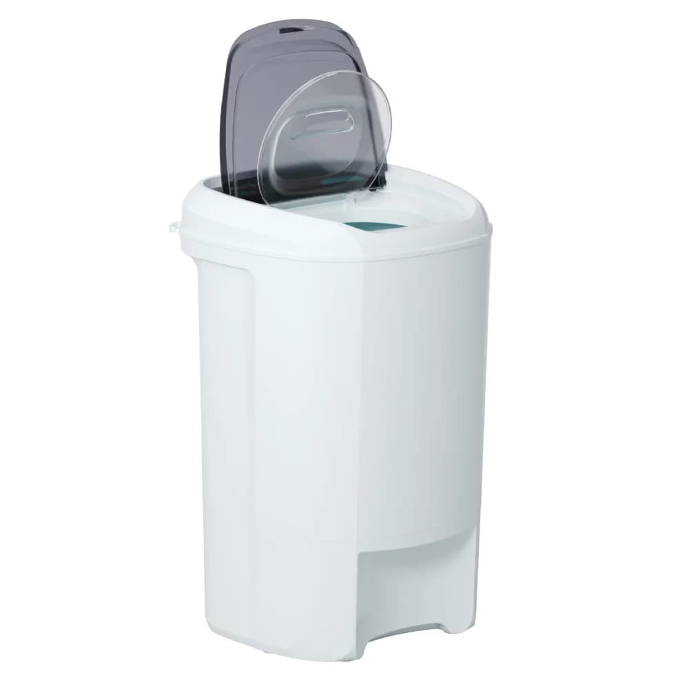 Centrífuga de Roupas Comfort Black/Branca Wanke 10kg com 3 Programas de Centrifugação 110/220v