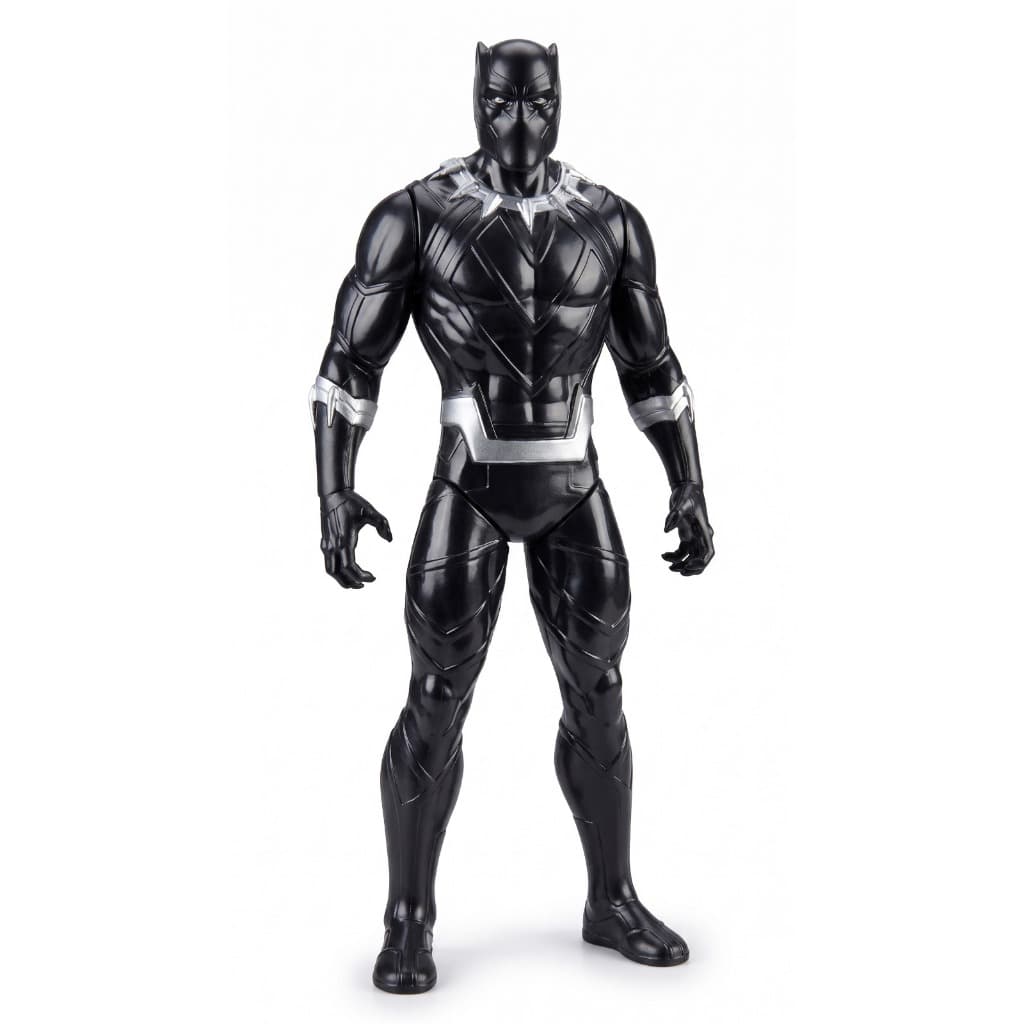 Boneco Heróis Marvel Pantera Negra Premium 24cm Avengers Heroes Articulado Brinquedo Infantil