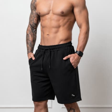 Kit 2 Bermuda Moletom Masculina Short Elastico Cordao Bolso Academia Casual