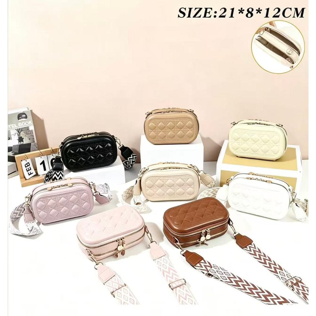 Bolsa Feminina transversal Pequena 21x8×12casual