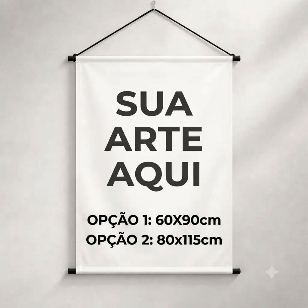 Banner Personalizado Lona 280g Com Tubete Cordão Arte Inclusa