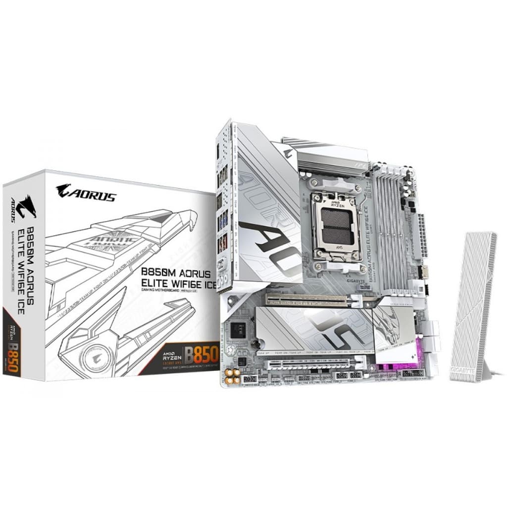 Placa Mãe Aorus B850M Elite WIFI6E ICE