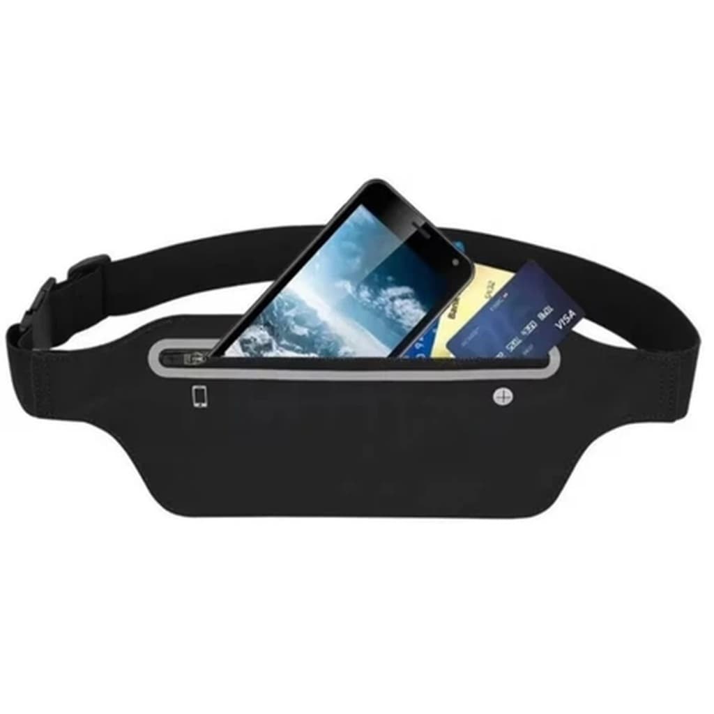 Pochete Impermeável Porta Celular Corrida Academia Fitness Running Caminhada Ajustável Esportiva Unissex
