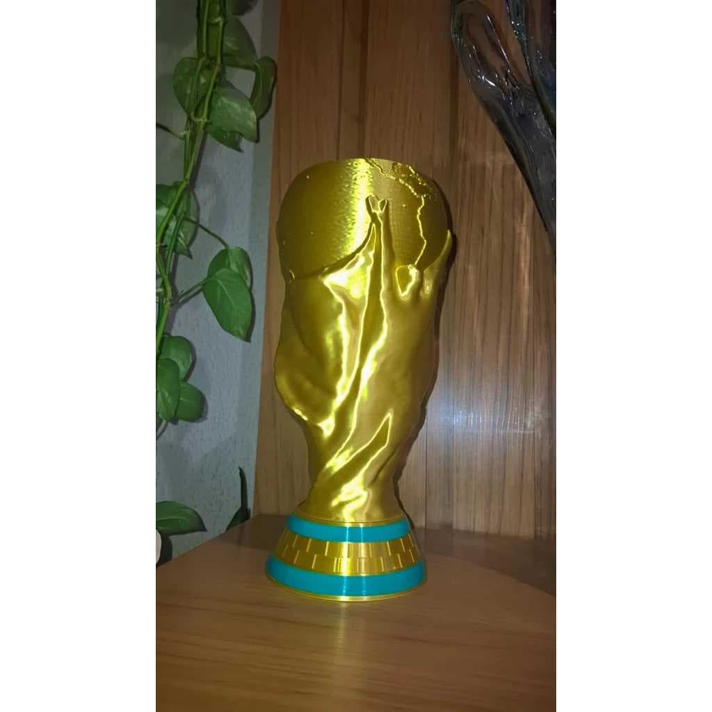 Copo Taça Copa do Mundo 3D Grande Personalizado Futebol Caneca Criativa Presente para Torcedor Impressão 3D