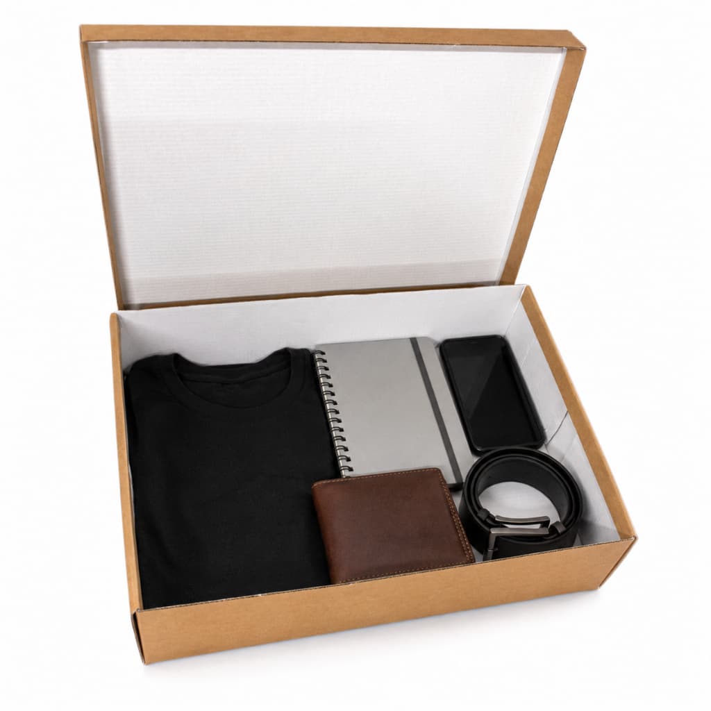 Kit 25 Caixas para Sapatos 44x34x12cm Feminino Masculino Tênis Botas Tampa e Fundo Branco Pardo