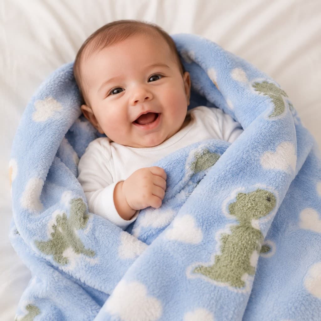 Manta Bebe Microfibra Infantil Cobertor Menina Menino Baby