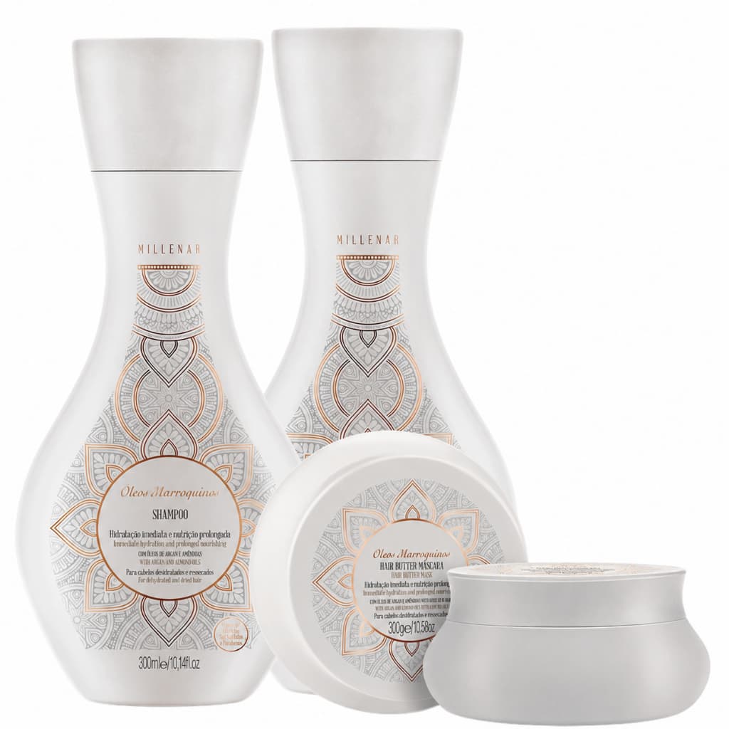 AMEND KIT MILLENAR ÓLEOS MARROQUINOS - 3 PRODUTOS