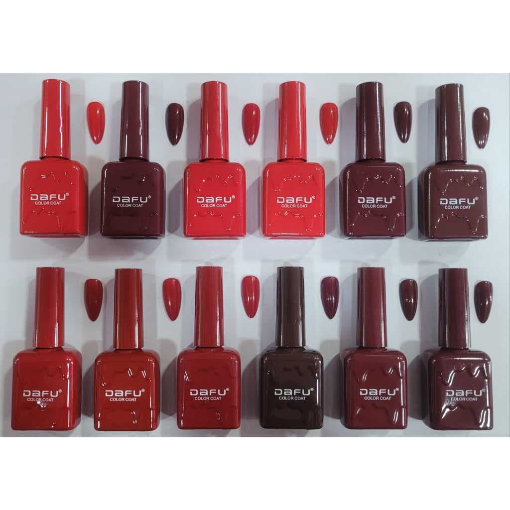 Esmalte em Gel Dafu  Tons de Vermelho - 10 ml - UNIDADE