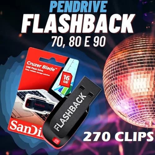 KIT / PENDRIVE 270 CLIPS FLACHBACK SO AS TOP.