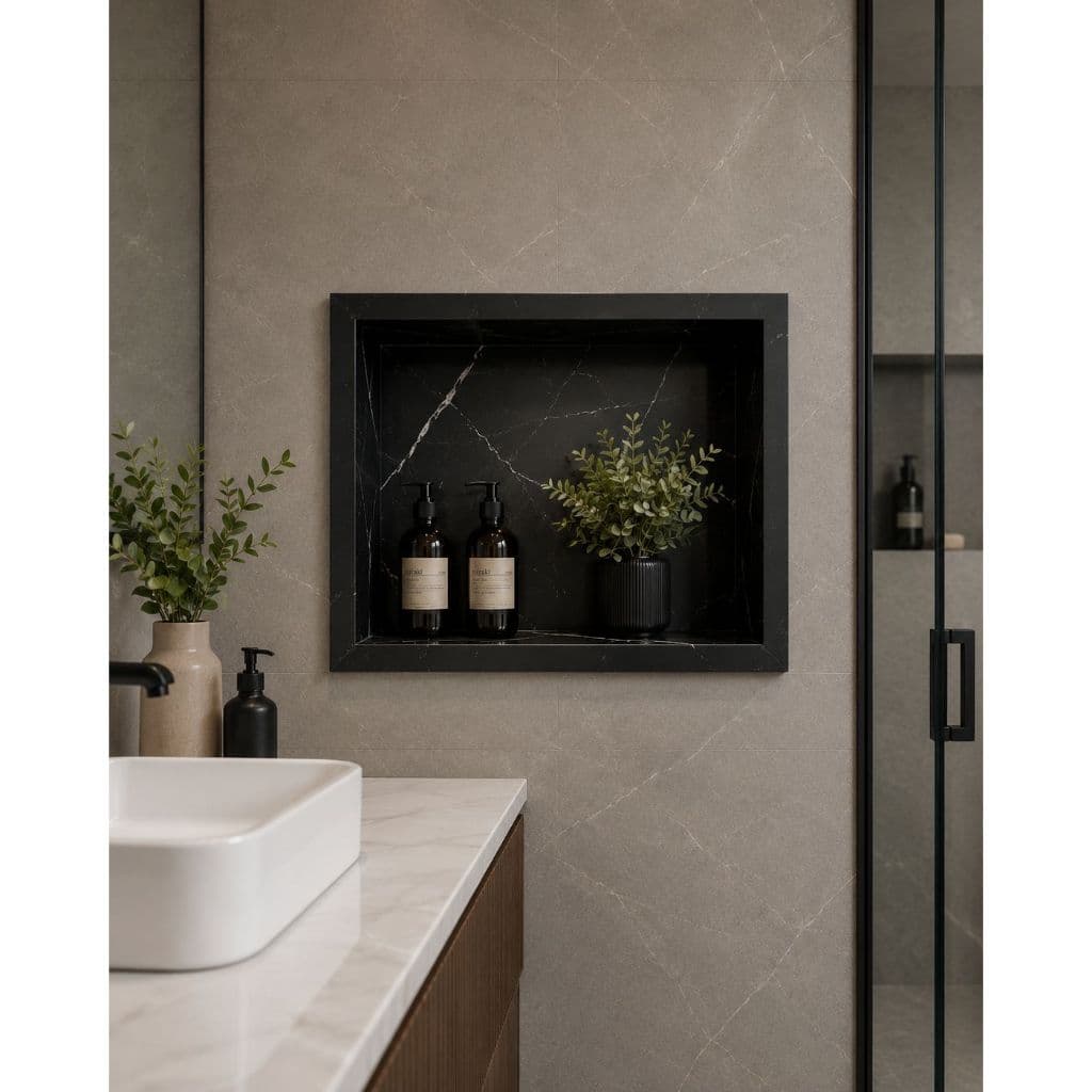 icho Embutido 40x30 Porcelanato Banheiro Moderno Alto Padrão