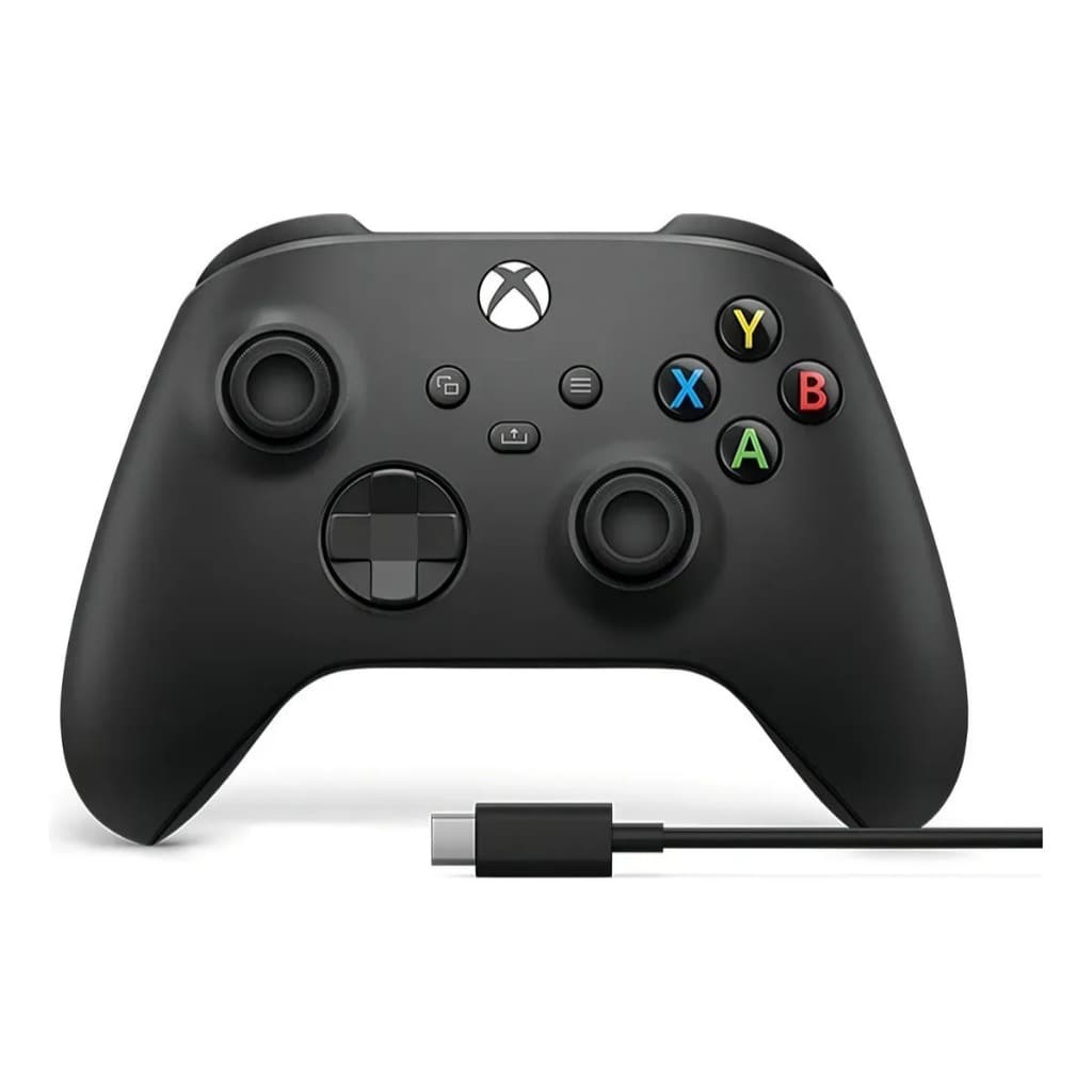 Controle Joystick Wireless Xbox Series X/S One Android IOS Windows ORIGINAL Microsoft CARBON BLACK