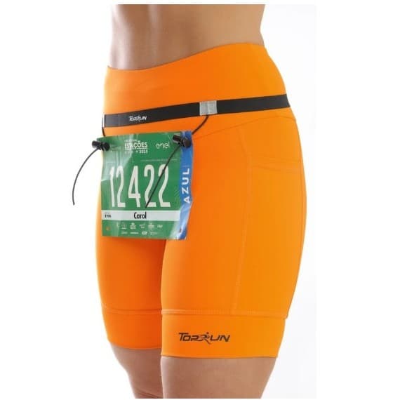 Kit 1,2 ou 3 Porta Número de Corrida Ajustável Cinto Elástico para Maratona e Atletismo