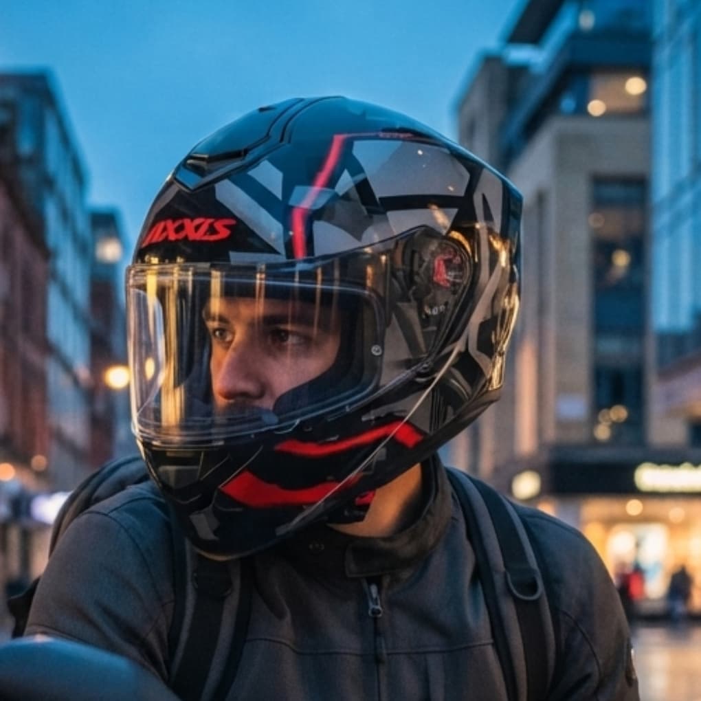 Capacete Fechado Moto Bieffe B12 Phanton Esportivo Preto Aerofolio Unissex