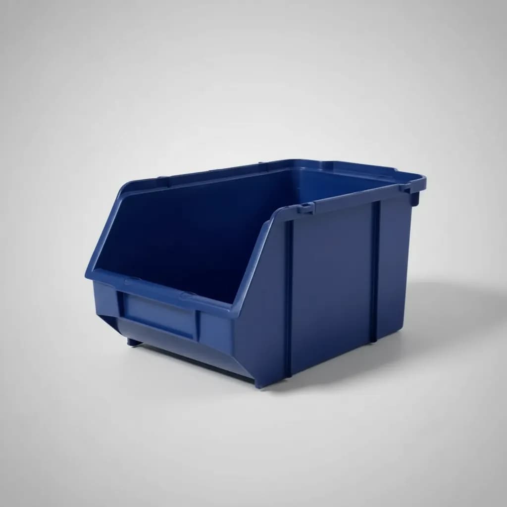 Caixa Bin N°4 Gaveteiro Organizadora Estante Parafusos empilhável