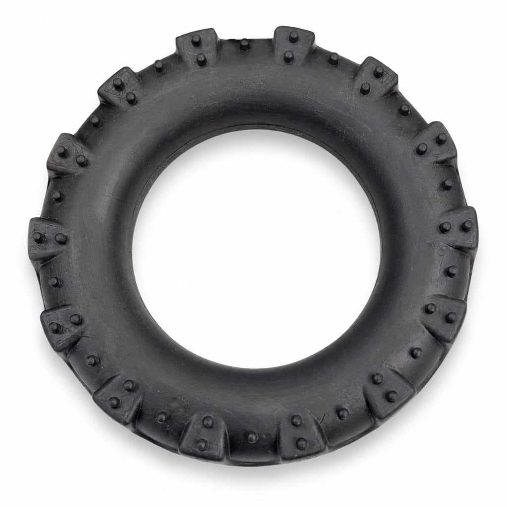 Brinquedo Pet Pneu 2D Pet Mordedor Interativo para Cães Borracha Resistente Auxilia na Saúde Bucal e Diversão MEDIO