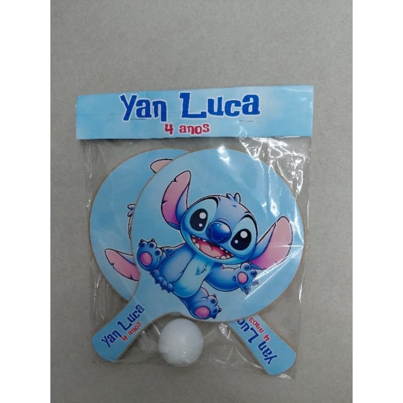 40 KIT Raquetes de ping pong Lembrancinha personalizada Festa Infatil