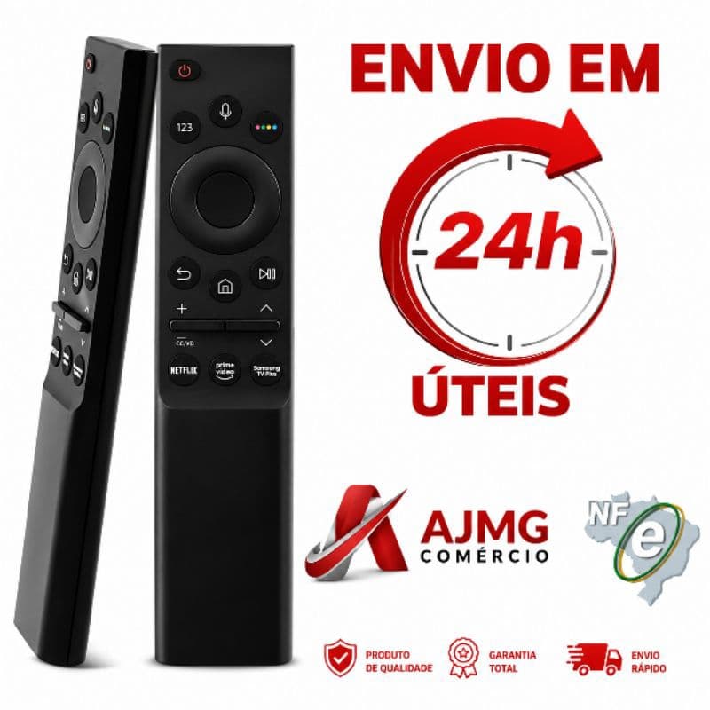 Controle Compatível Com Tv Samsung 4k Smart Sem Comando De Voz Le 7692
