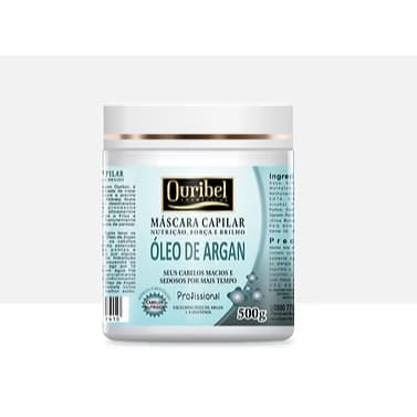 HIDRATAÇÃO PARA CABELO PROFISSIONAL OURIBEL 500G ARGAN