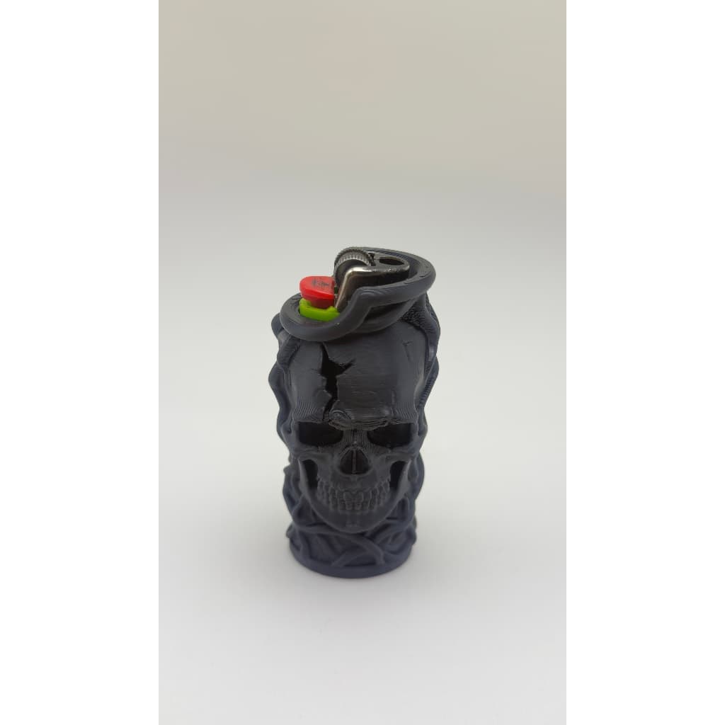 Porta Isqueiro Case Skull Caveira Impressão 3d
