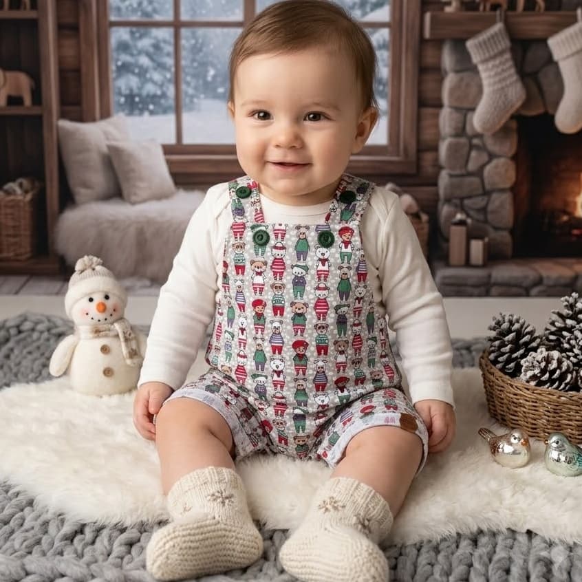 Conjunto Infantil Menino Roupa de inverno Bebê Menino Macacão RN